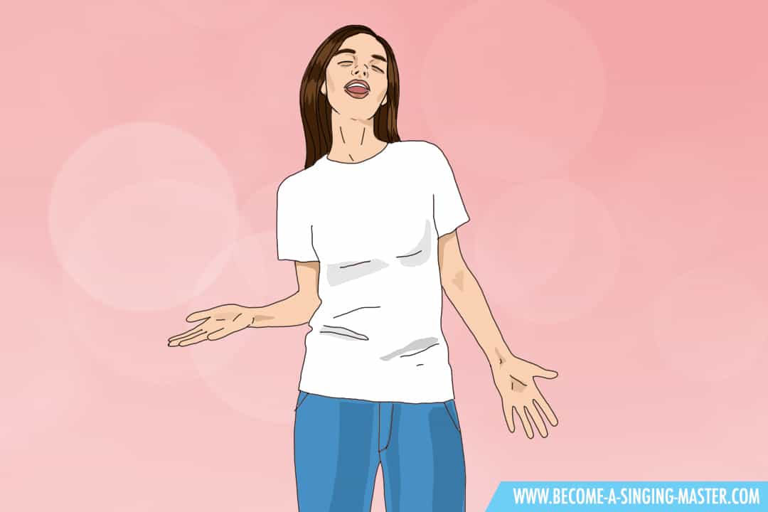 use your body correctly to sing your high notes